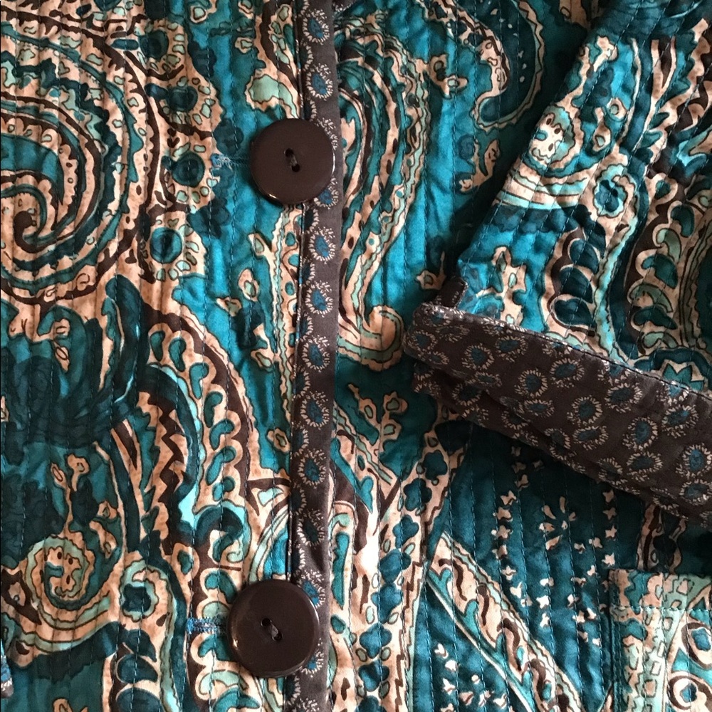 Women’s size large quilted jacket - Picture 4 of 8